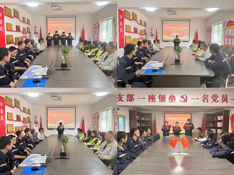 富平公司:青年宣講隊巡回宣講走進生產一線