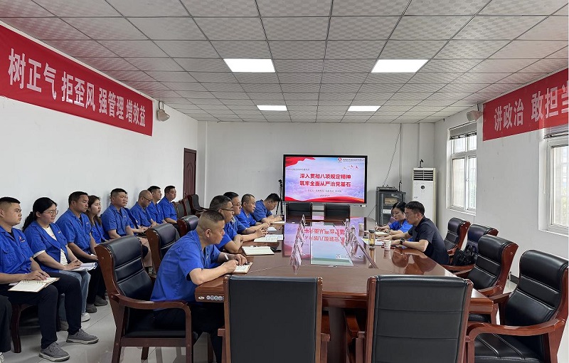 陳早佩到賽柯瑞思公司講授深入貫徹中央八項規定精神學習教育專題黨課