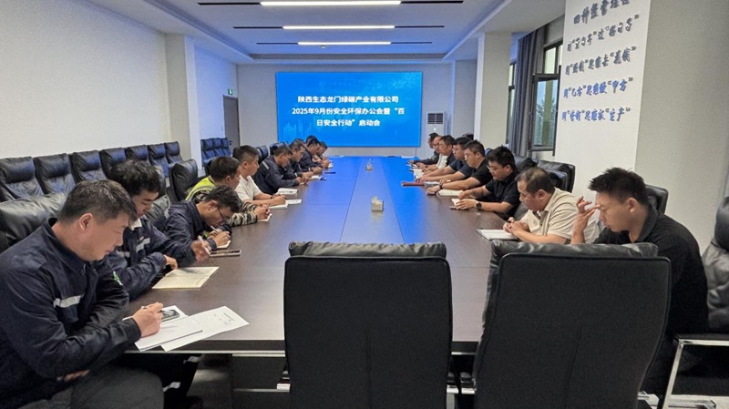 龍門綠碳公司召開“百日安全行動”啟動會